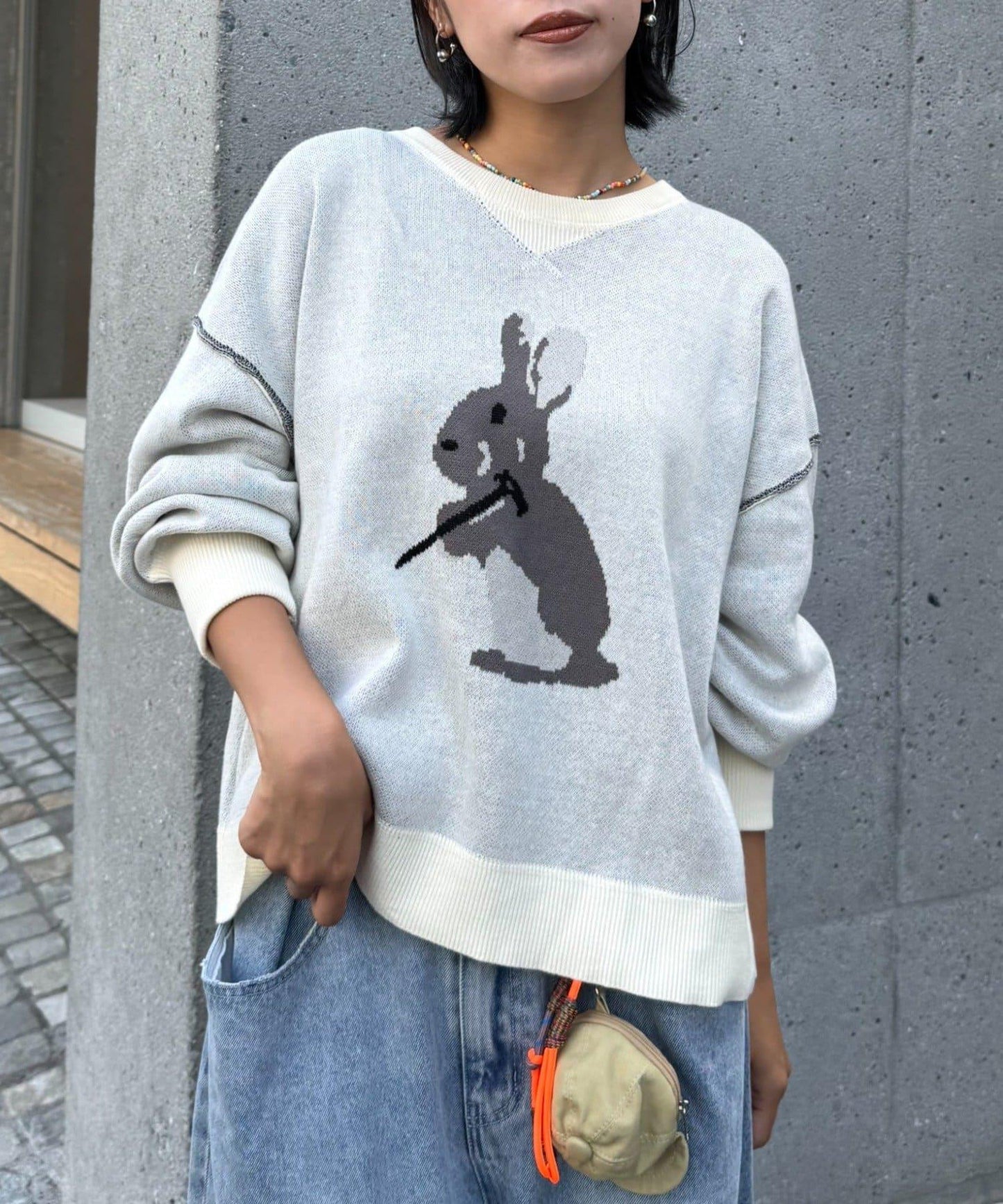 【DOD】【男女通用】那時的釘子針織衫