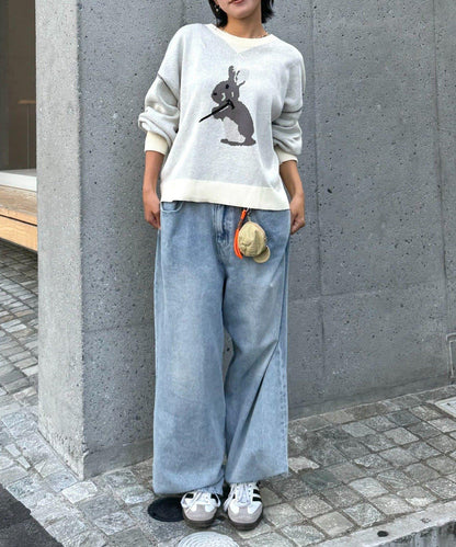 【DOD】【男女通用】那時的釘子針織衫