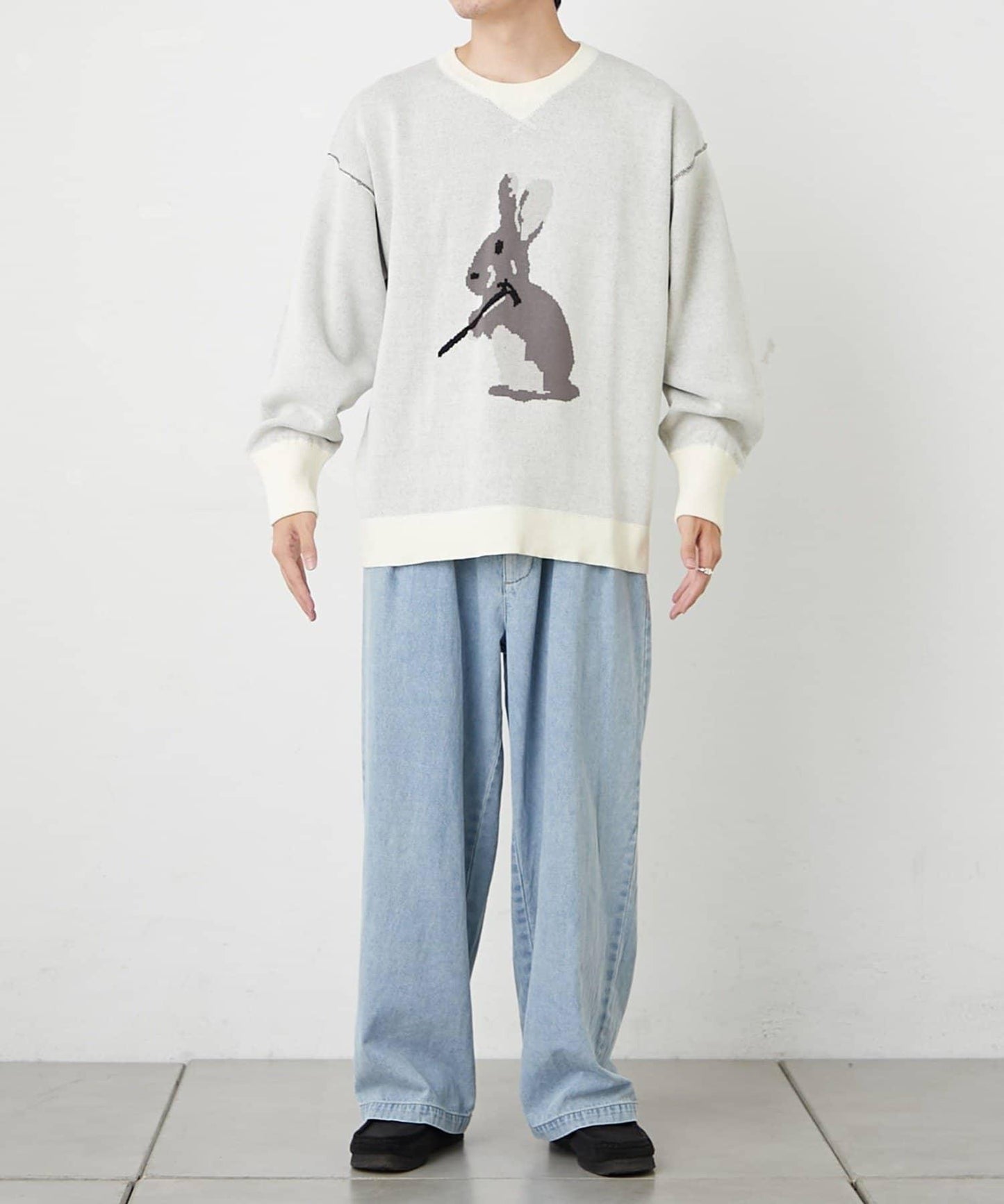 【DOD】【男女通用】那時的釘子針織衫