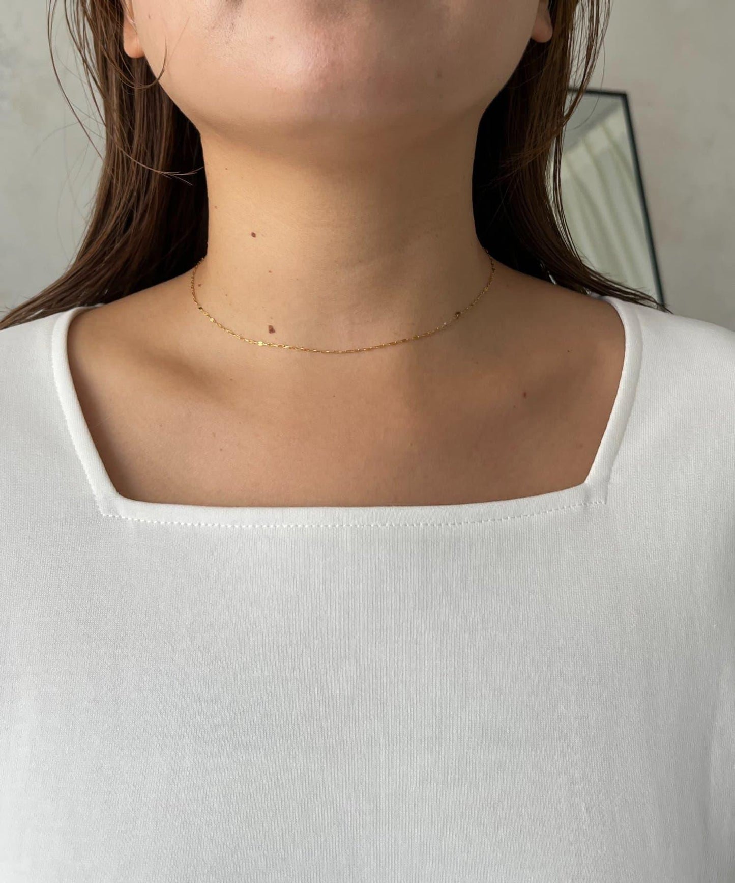 【MOMO】方領長袖T恤