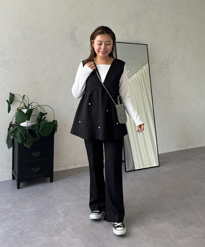 【MOMO】方領長袖T恤