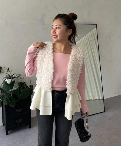 【MOMO】方領長袖T恤