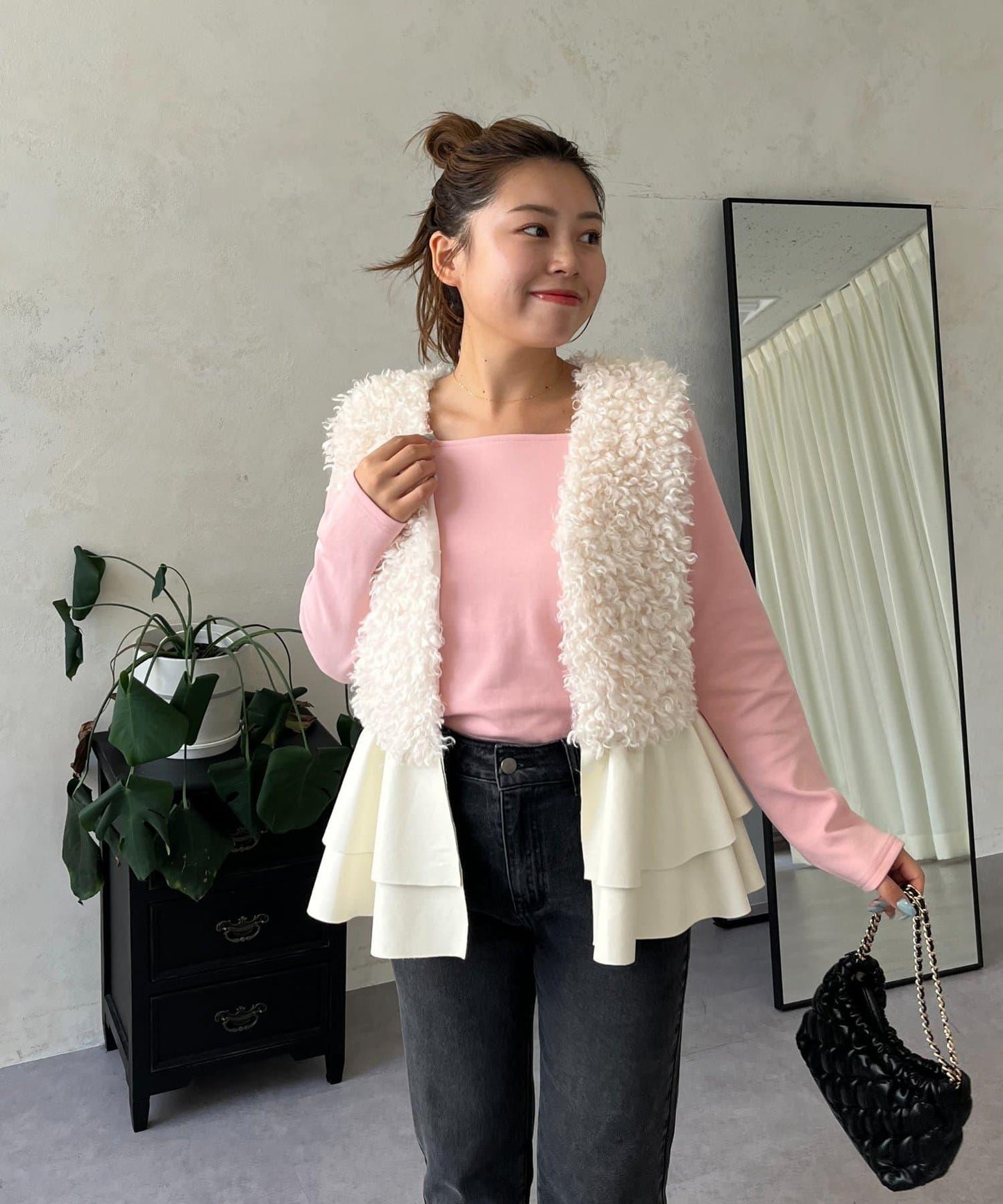 【MOMO】方領長袖T恤