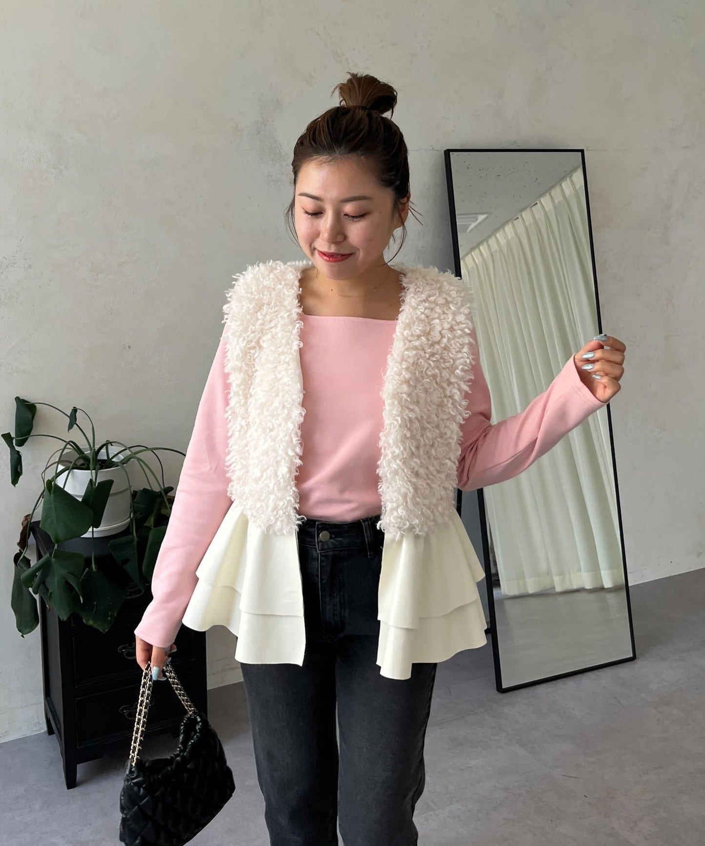 【MOMO】方領長袖T恤