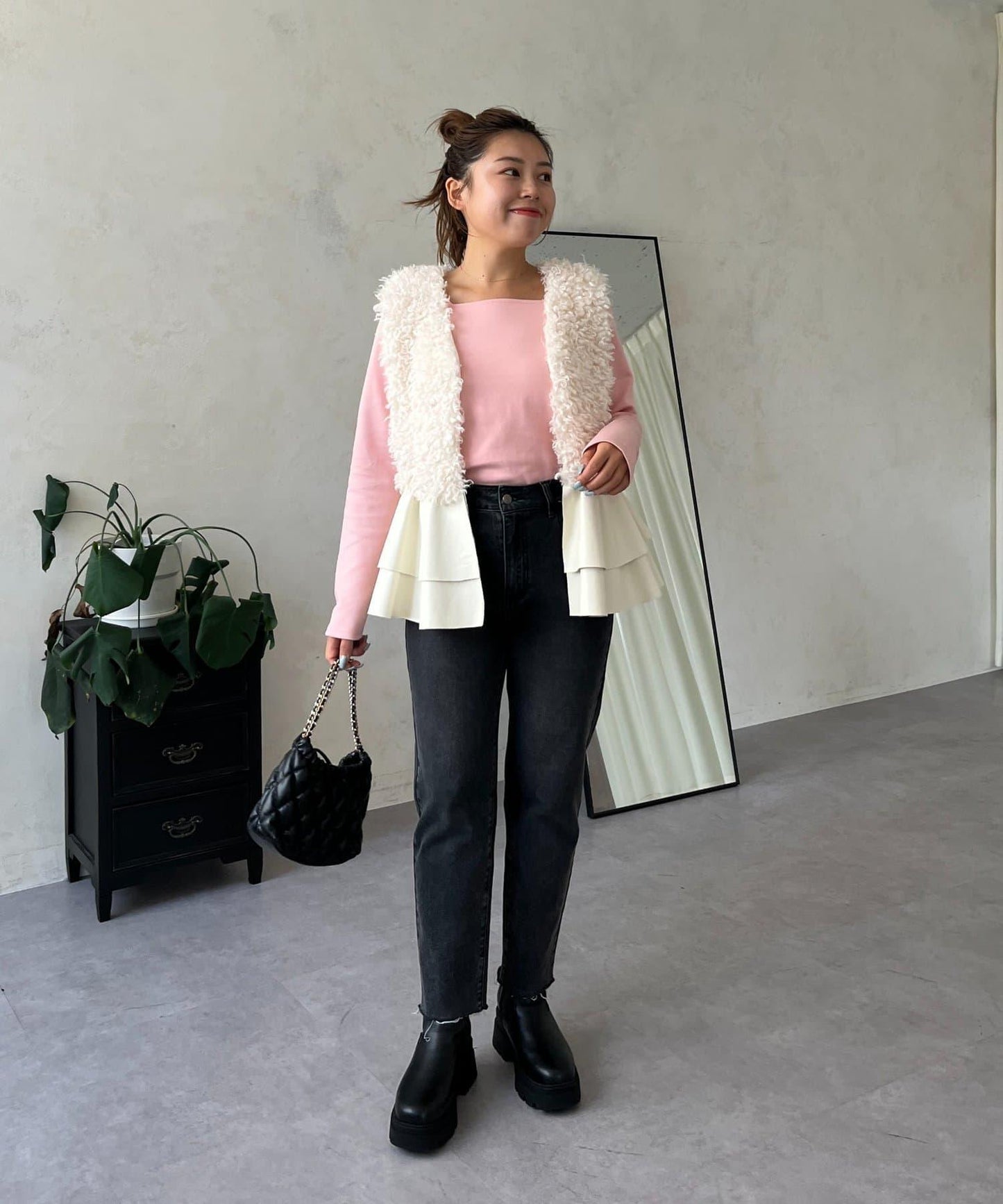 【MOMO】方領長袖T恤