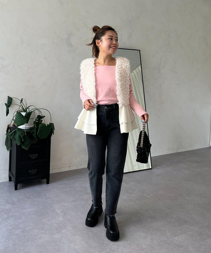 【MOMO】方領長袖T恤