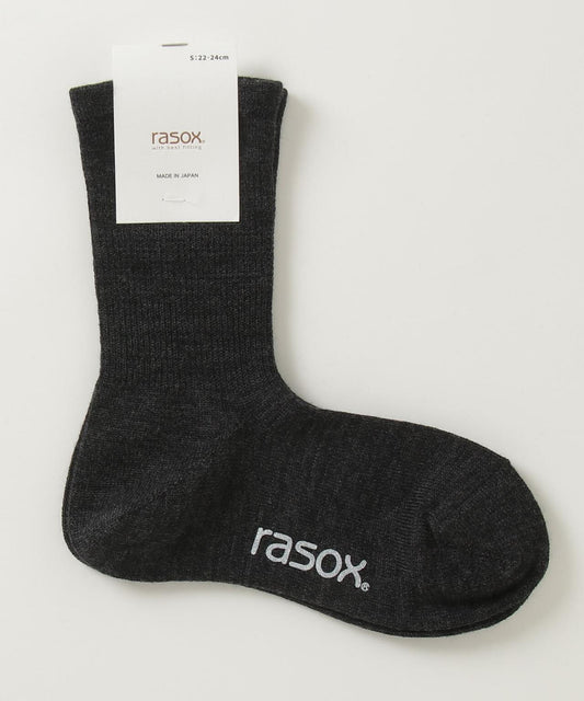 RASOX/ラソックス 美麗諾羊毛基礎款中筒襪