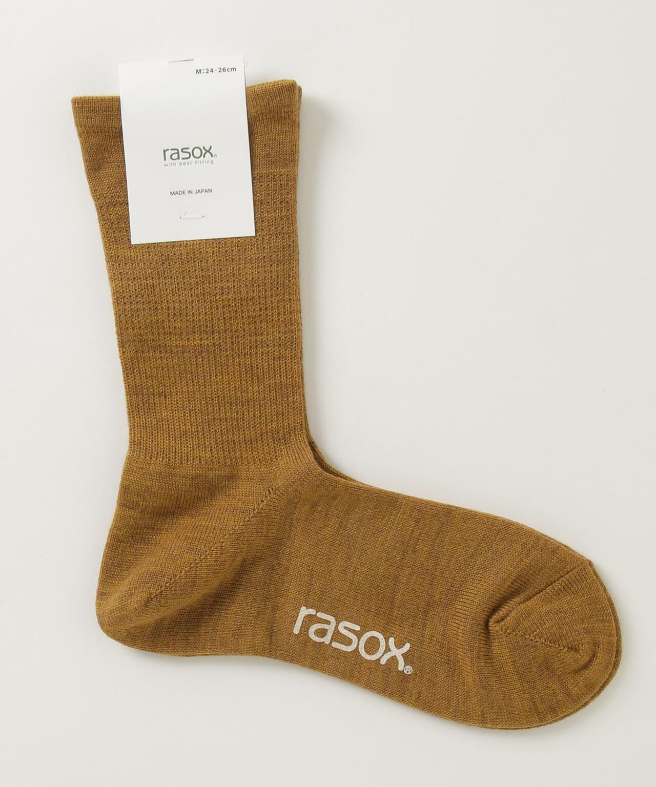 RASOX/ラソックス 美麗諾羊毛基礎款中筒襪