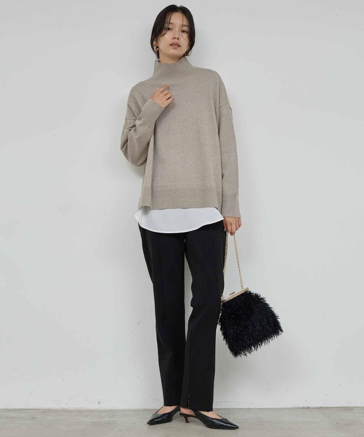 【全骨架適用針織衫復刻登場！】寬鬆高領針織衫