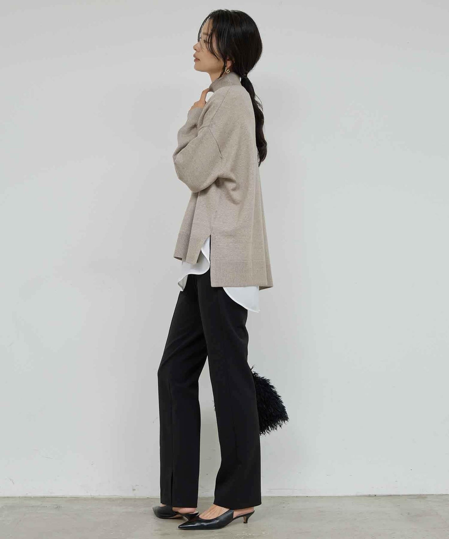 【全骨架適用針織衫復刻登場！】寬鬆高領針織衫