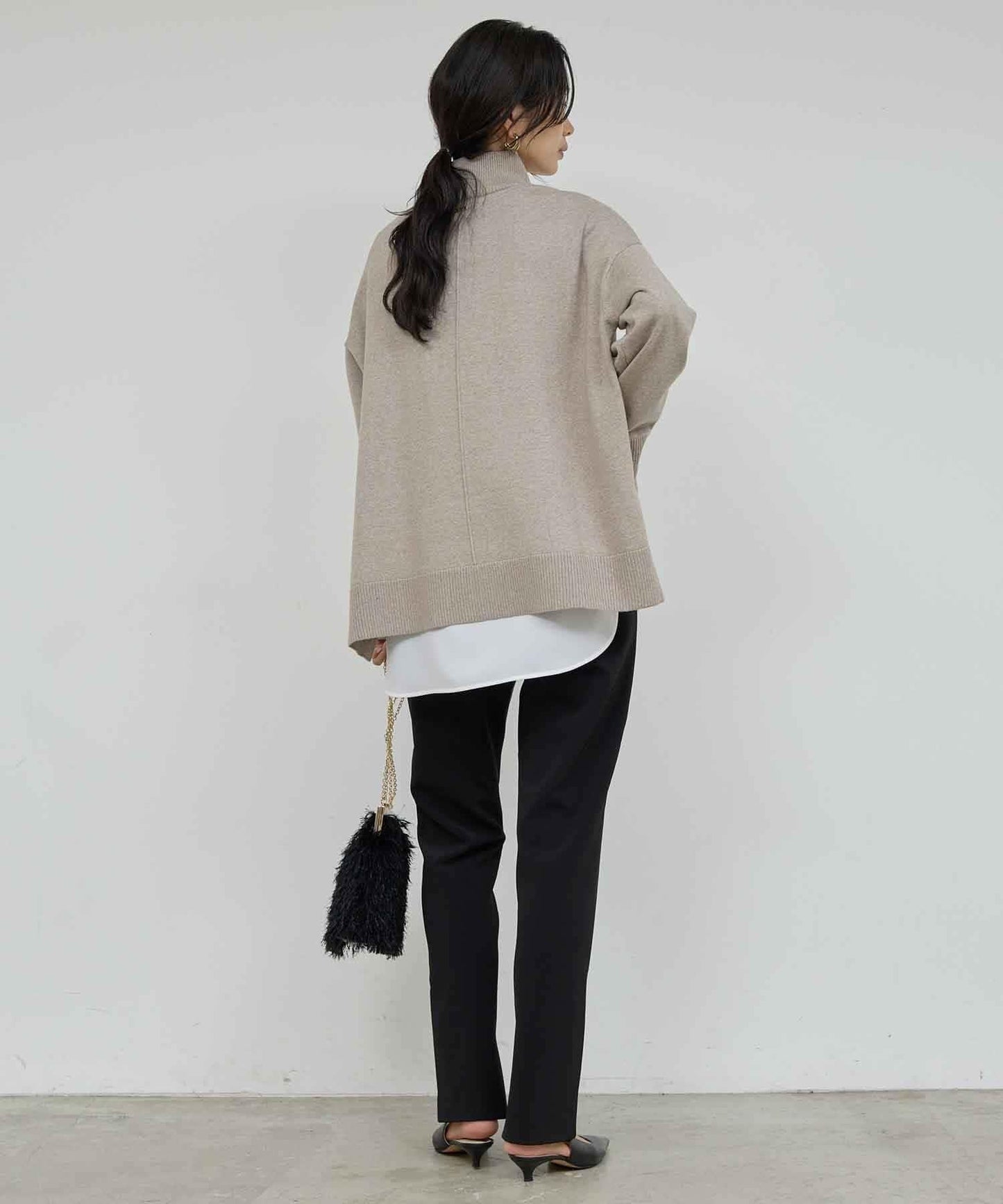 【全骨架適用針織衫復刻登場！】寬鬆高領針織衫