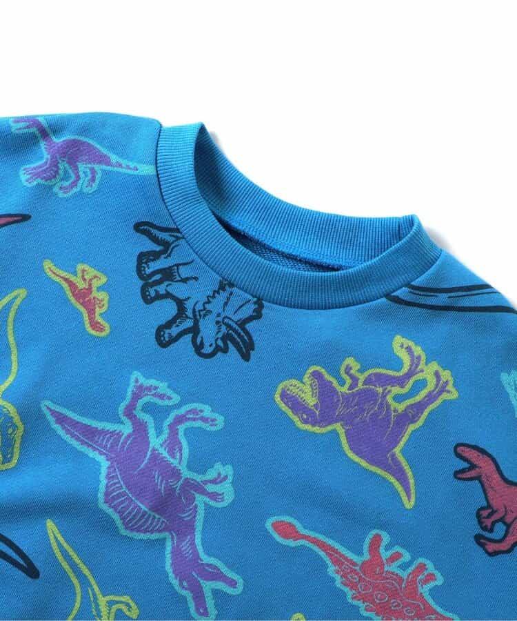 福井縣立恐龍博物館聯名 彩色恐龍全印花衛衣