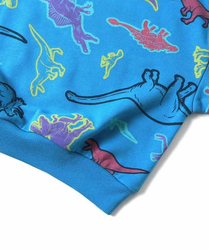 福井縣立恐龍博物館聯名 彩色恐龍全印花衛衣