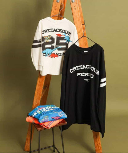 福井縣立恐龍博物館聯名 彩色恐龍全印花衛衣
