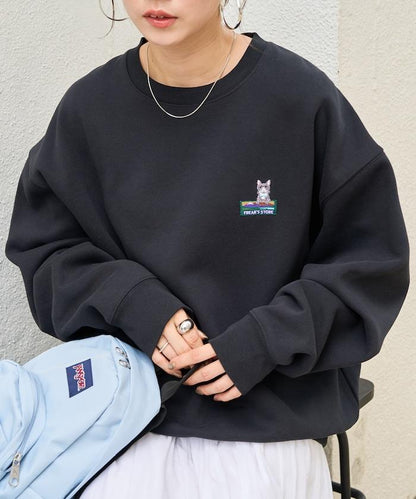 FREAK'S STORE OUTDOORS 動物刺繡點綴衛衣