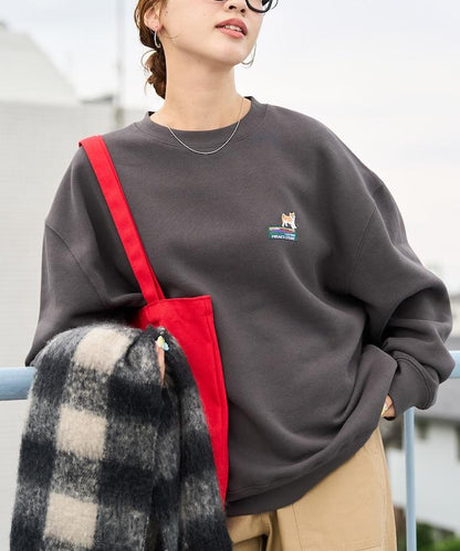 FREAK'S STORE OUTDOORS 動物刺繡點綴衛衣