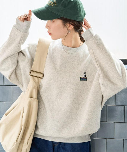 FREAK'S STORE OUTDOORS 動物刺繡點綴衛衣