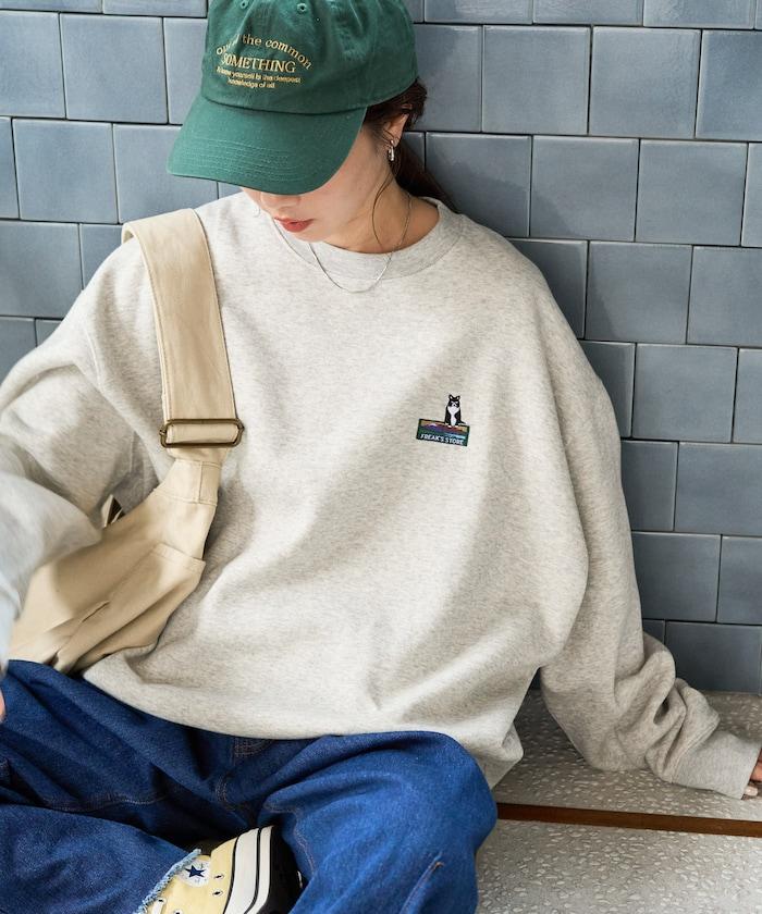 FREAK'S STORE OUTDOORS 動物刺繡點綴衛衣