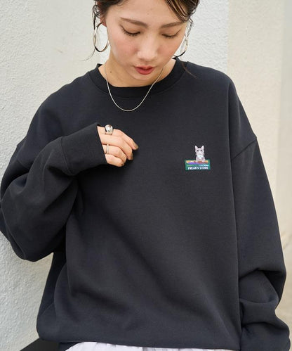 FREAK'S STORE OUTDOORS 動物刺繡點綴衛衣