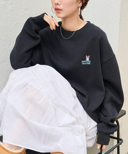 FREAK'S STORE OUTDOORS 動物刺繡點綴衛衣