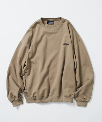 THOUSAND MILE×FREAK'S STORE/THOUSAND MILE特別款寬鬆版型單點刺繡圓領衛衣