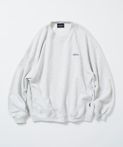 THOUSAND MILE×FREAK'S STORE/THOUSAND MILE特別款寬鬆版型單點刺繡圓領衛衣