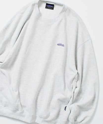 THOUSAND MILE×FREAK'S STORE/THOUSAND MILE特別款寬鬆版型單點刺繡圓領衛衣