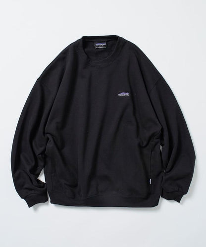 THOUSAND MILE×FREAK'S STORE/THOUSAND MILE特別款寬鬆版型單點刺繡圓領衛衣