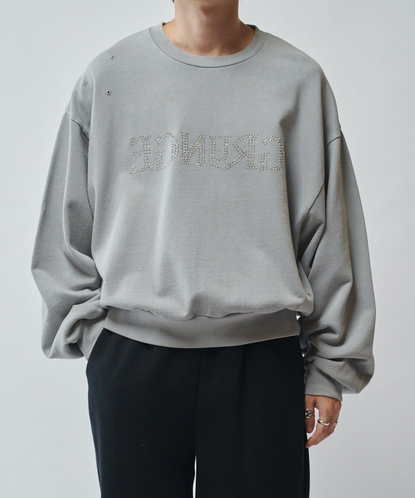 【SURJENT】拼色水鑽衛衣