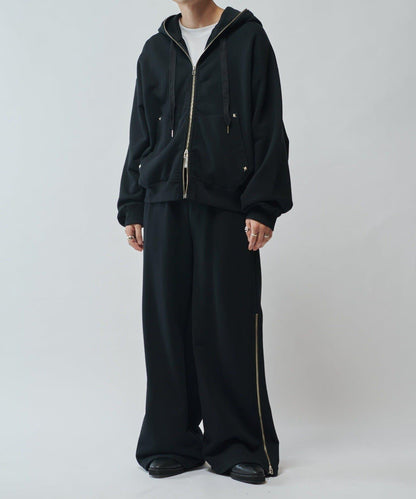 【SURJENT】 鉚釘拉鍊連帽衛衣