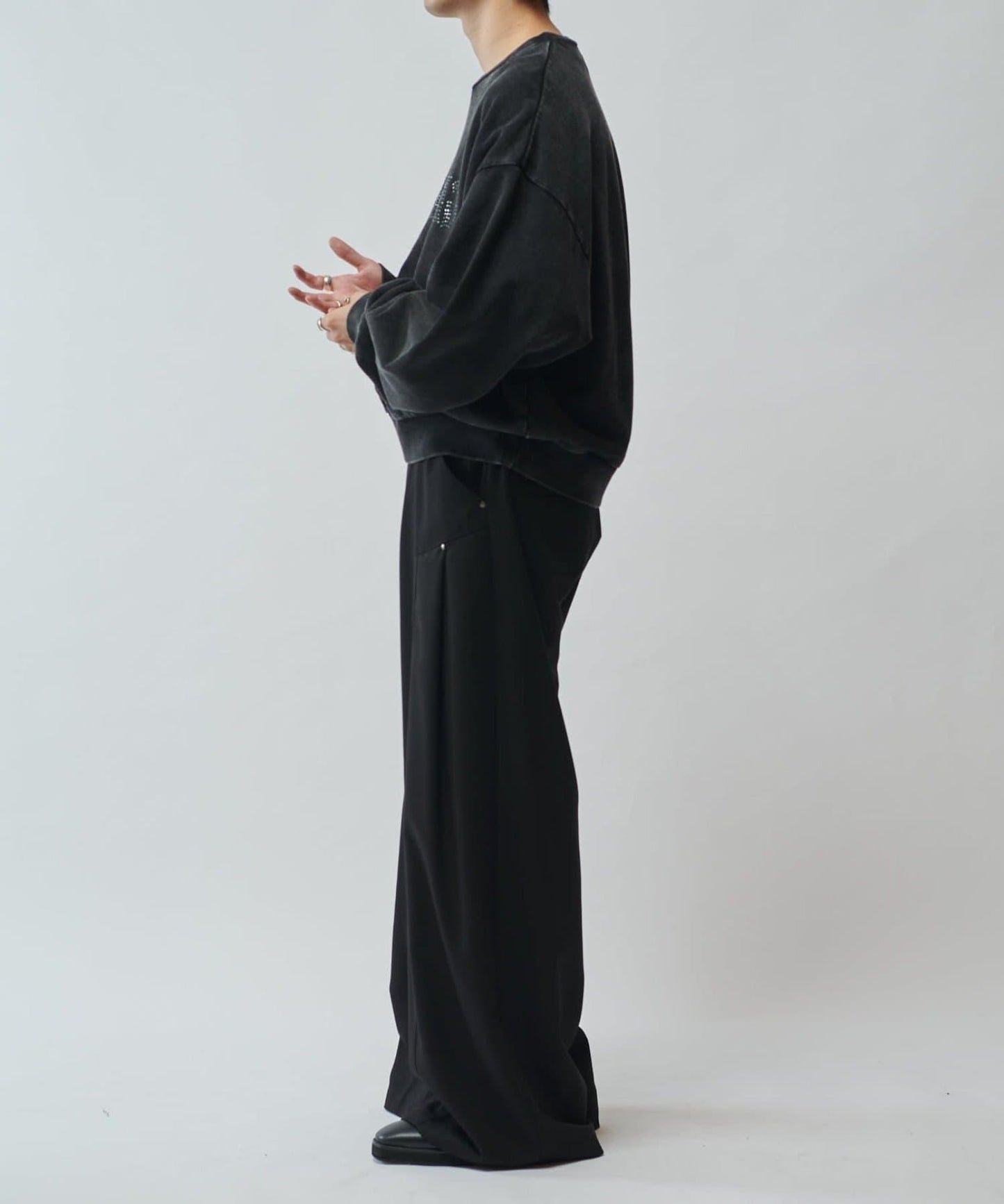 【SURJENT】拼色水鑽衛衣