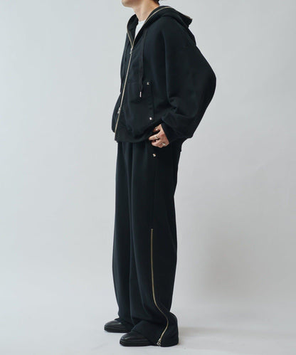 【SURJENT】 鉚釘拉鍊連帽衛衣