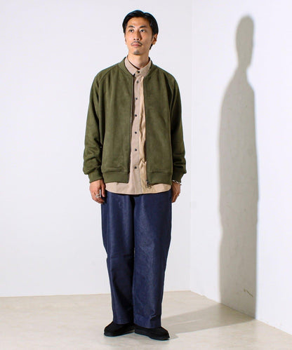 【秋季新定番】仿麂皮MA-1拉鍊夾克
