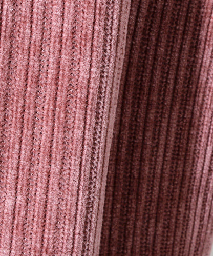 【疊穿感即刻時尚】燈芯絨假兩件長袖T恤