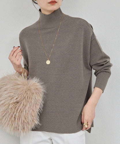 【全骨架適用針織衫復刻登場！】寬鬆高領針織衫