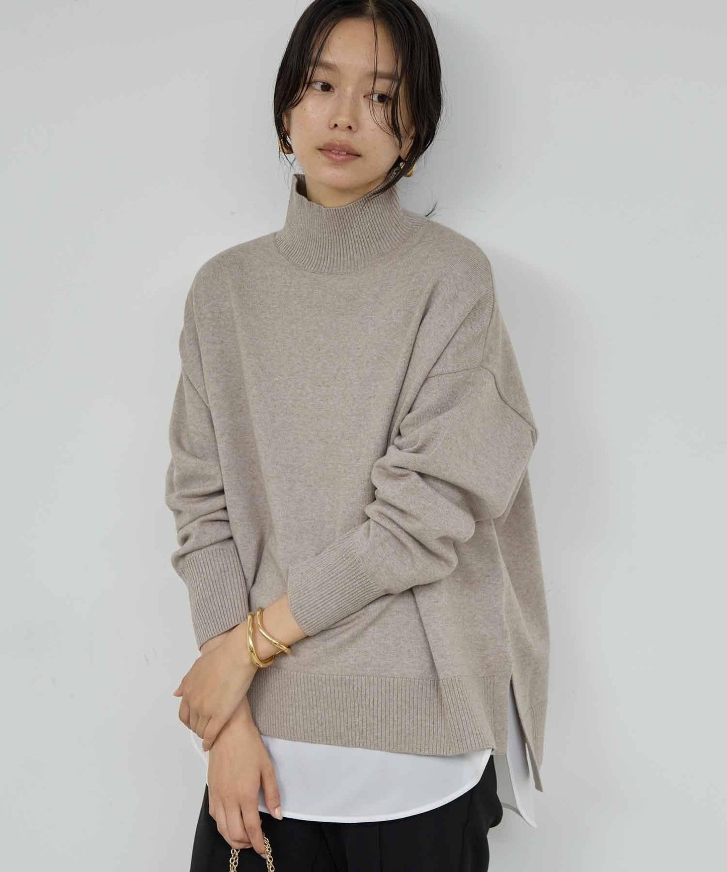 【全骨架適用針織衫復刻登場！】寬鬆高領針織衫