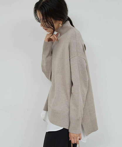 【全骨架適用針織衫復刻登場！】寬鬆高領針織衫