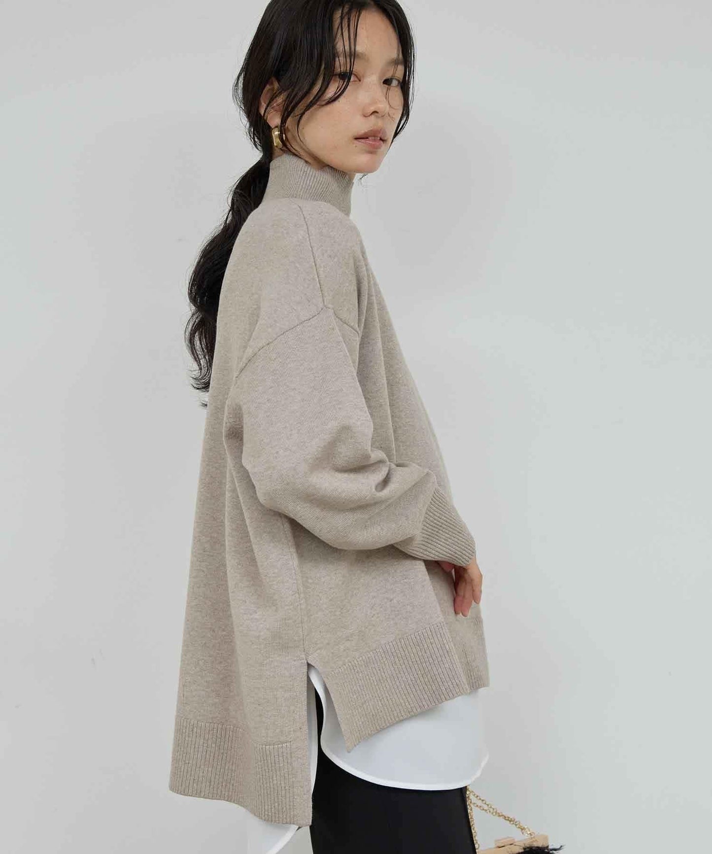 【全骨架適用針織衫復刻登場！】寬鬆高領針織衫