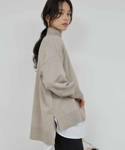 【全骨架適用針織衫復刻登場！】寬鬆高領針織衫