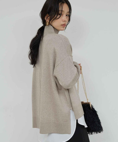 【全骨架適用針織衫復刻登場！】寬鬆高領針織衫