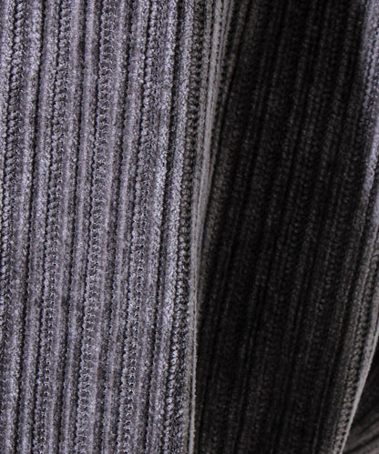 【疊穿感即刻時尚】燈芯絨假兩件長袖T恤