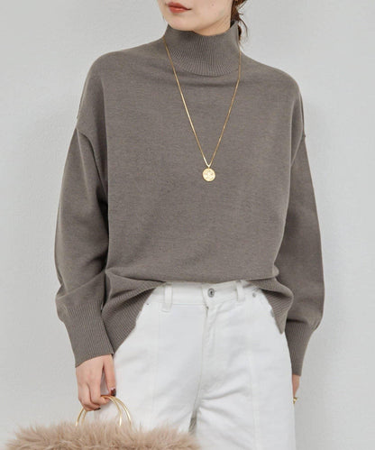 【全骨架適用針織衫復刻登場！】寬鬆高領針織衫