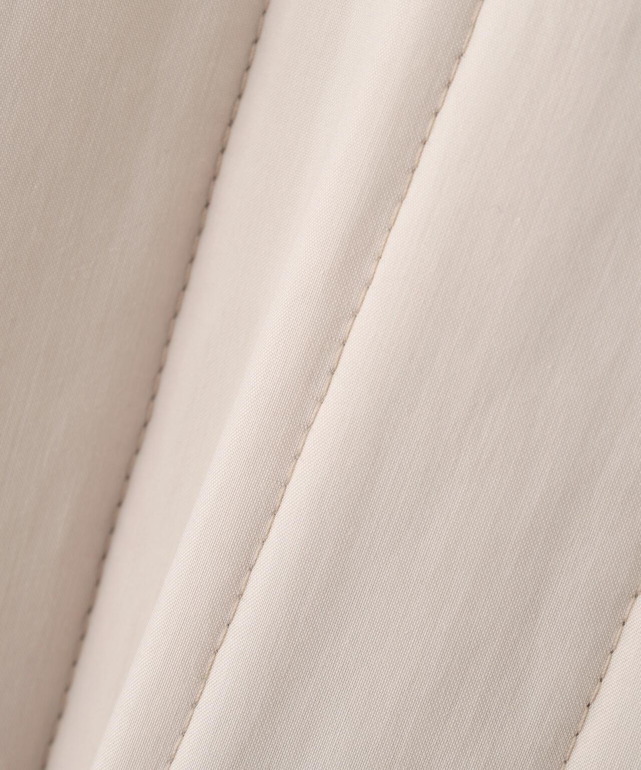 豎紋絎縫無領夾克