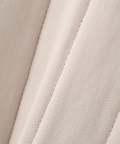 豎紋絎縫無領夾克