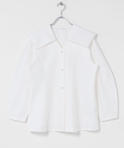 水手領修身襯衫