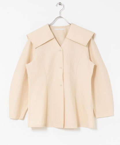 水手領修身襯衫