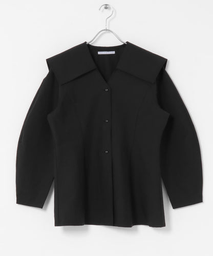 水手領修身襯衫