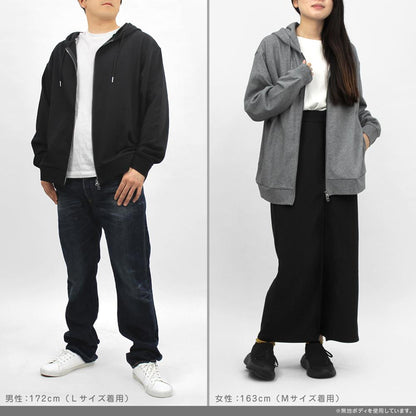 SEASON3_XXL碼_剪影摩托志摩凜拉鍊連帽衛衣/黑色