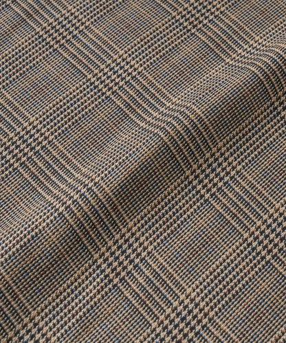 經典風格◎配色混合格紋連衣裙