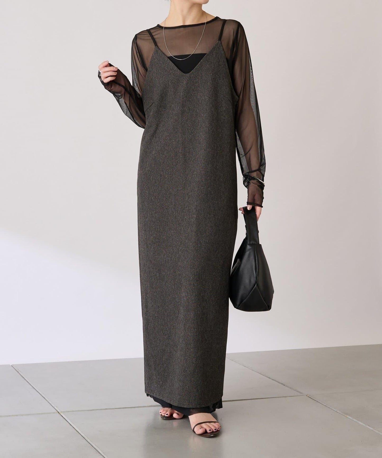 【COLLAGE×gemeil 聯名款】網紗疊層連衣裙